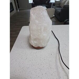 Himalayan White Salt Lamp Medium Size 6.4 Lb